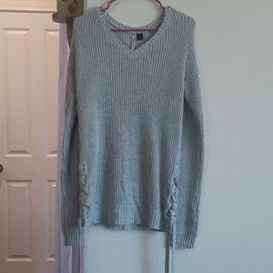 Gray sweater